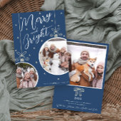 Snowy Ornament Christmas Card 招待状