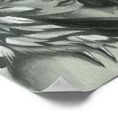 Snowy Owl Head Dress Poster ポスター (角)