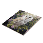 SNOWY OWL TILE タイル (側面)