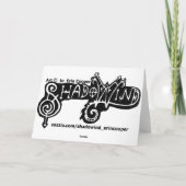 Snowy Owl~Winterの挨拶状 カード (裏面)