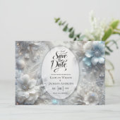 Snowy Petals in Frozen Bloom Wedding セーブザデート (スタンド正面)