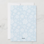 Snowy Photobooth Hanukkah Photo Collage シーズンカード (裏面)