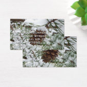 Snowy Pine Cone I冬自然撮影 (デスク)