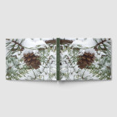 Snowy Pine Cone I冬自然撮影 ゲストブック (全面)