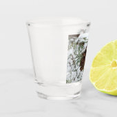 Snowy Pine Cone I冬自然撮影 ショットグラス (左)