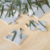 Snowy Pine Cone I冬自然撮影 ジグソーパズル (側面)