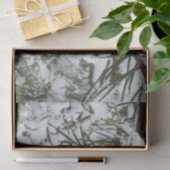 Snowy Pine Cone I冬自然撮影 薄葉紙 (ギフト)