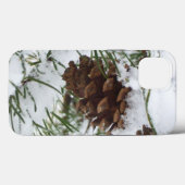 Snowy Pine Cone I冬自然撮影 Case-Mate iPhoneケース (裏面 (横))