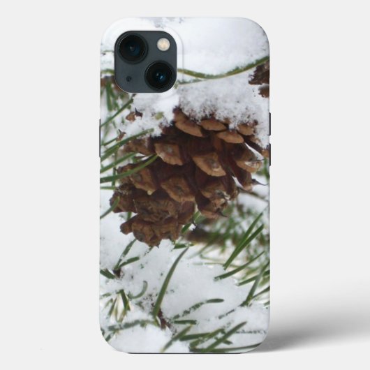 Snowy Pine Cone I冬自然撮影 Case-Mate iPhoneケース (裏面)