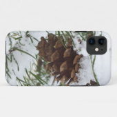 Snowy Pine Cone I冬自然撮影 Case-Mate iPhoneケース (裏面(横))