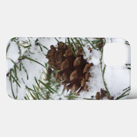 Snowy Pine Cone I冬自然撮影 Case-Mate iPhoneケース (裏面 (横))
