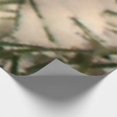 Snowy Pine Cone II冬の自然撮影 ウッドポスター (コーナー)