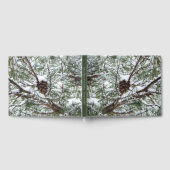 Snowy Pine Cone II冬の自然撮影 ゲストブック (全面)