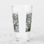 Snowy Pine Cone II冬の自然撮影 タンブラーグラス (右)