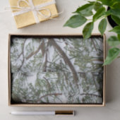 Snowy Pine Cone II冬の自然撮影 薄葉紙 (ギフト)