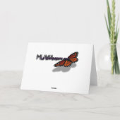 Snowy Pine Cone II Winter Nature Photography サンキューカード (裏面)