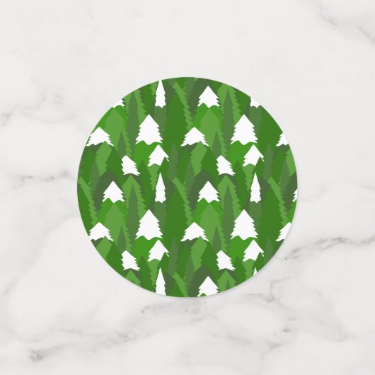 Snowy Pine Forest コンフェッティ (スモール正面)