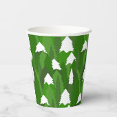 Snowy Pine Forest 紙コップ (裏面)