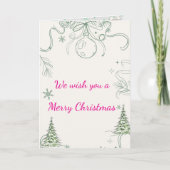 Snowy Pines & Peace カード (正面)