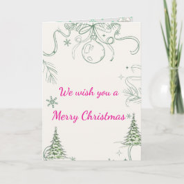 Snowy Pines & Peace カード