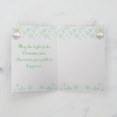 Snowy Pines & Peace カード (内部)