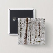 Snowy Poconoの森林 缶バッジ (正面&裏面)