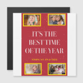 Snowy Red Holiday Magic in Gold (正面/裏面)