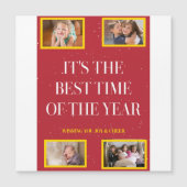 Snowy Red Holiday Magic in Gold (正面)