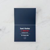 Snowy Santa、あなたはSantastic、季節顧客 サンキューカード (内部)