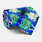 Snowy trees winter season art ネクタイ (ロール)