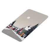 Snowy village, at Christmas - Magnet マグネット (左側)