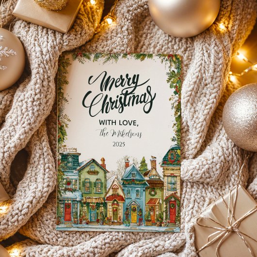 Snowy Village Christmas シーズンカード