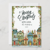 Snowy Village Christmas シーズンカード (正面)