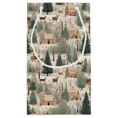 Snowy Village Cream スモールペーパーバッグ (裏面)