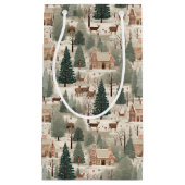 Snowy Village Cream スモールペーパーバッグ (正面)