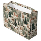 Snowy Village Cream ラージペーパーバッグ (裏面アングル)