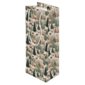 Snowy Village Cream ワインギフトバッグ (裏面アングル)