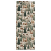 Snowy Village Cream ワインギフトバッグ (正面)