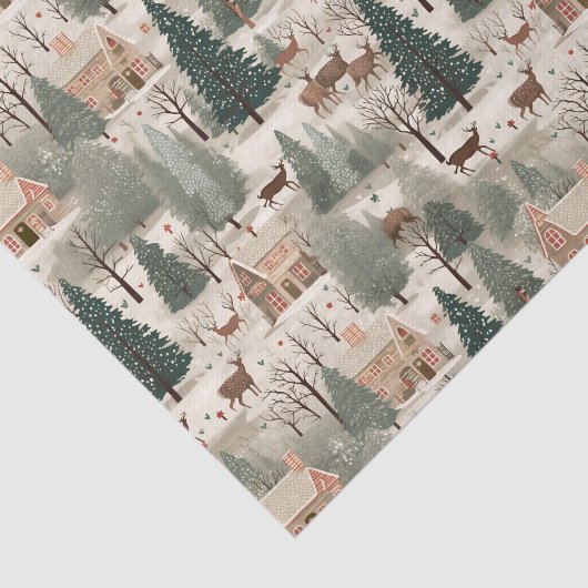 Snowy Village Cream 薄葉紙 (詳細)