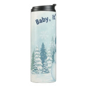 Snowy Watercolor Serenity タンブラー (回転左)