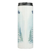 Snowy Watercolor Serenity タンブラー (裏面)