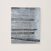 Snowy White Poplar Forest ジグソーパズル (縦)