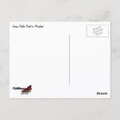 Snowy White Poplar Forest ポストカード (裏面)