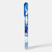 Snowy Winter Christmas Moon Night Cabin Case-Mate iPhoneケース (裏面 / 左)