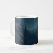 Snowy Winter Night Christmas Coffee Mug コーヒーマグカップ (正面左)