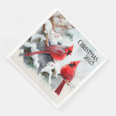 Snowy Winter Sceneのカスタマイズ可能な深紅色 (コーナー)