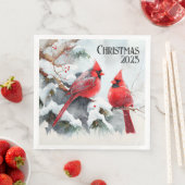 Snowy Winter Sceneのカスタマイズ可能な深紅色 (インサイチュ)