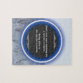 Snowy Winter Scene Quote ジグソーパズル (横)