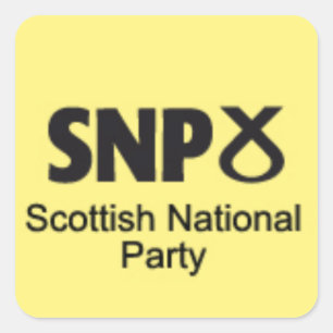 SNPのスコットランド民族党 スクエアシール