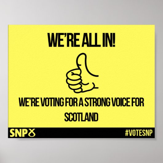 SNPポスター – SNP ポスター (正面)